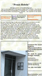 Mobile Screenshot of praxis-heitele.de